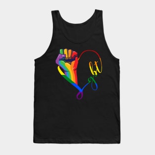 Rise Together Equality Social Justice-LGPT Pride Costume Gift Tank Top